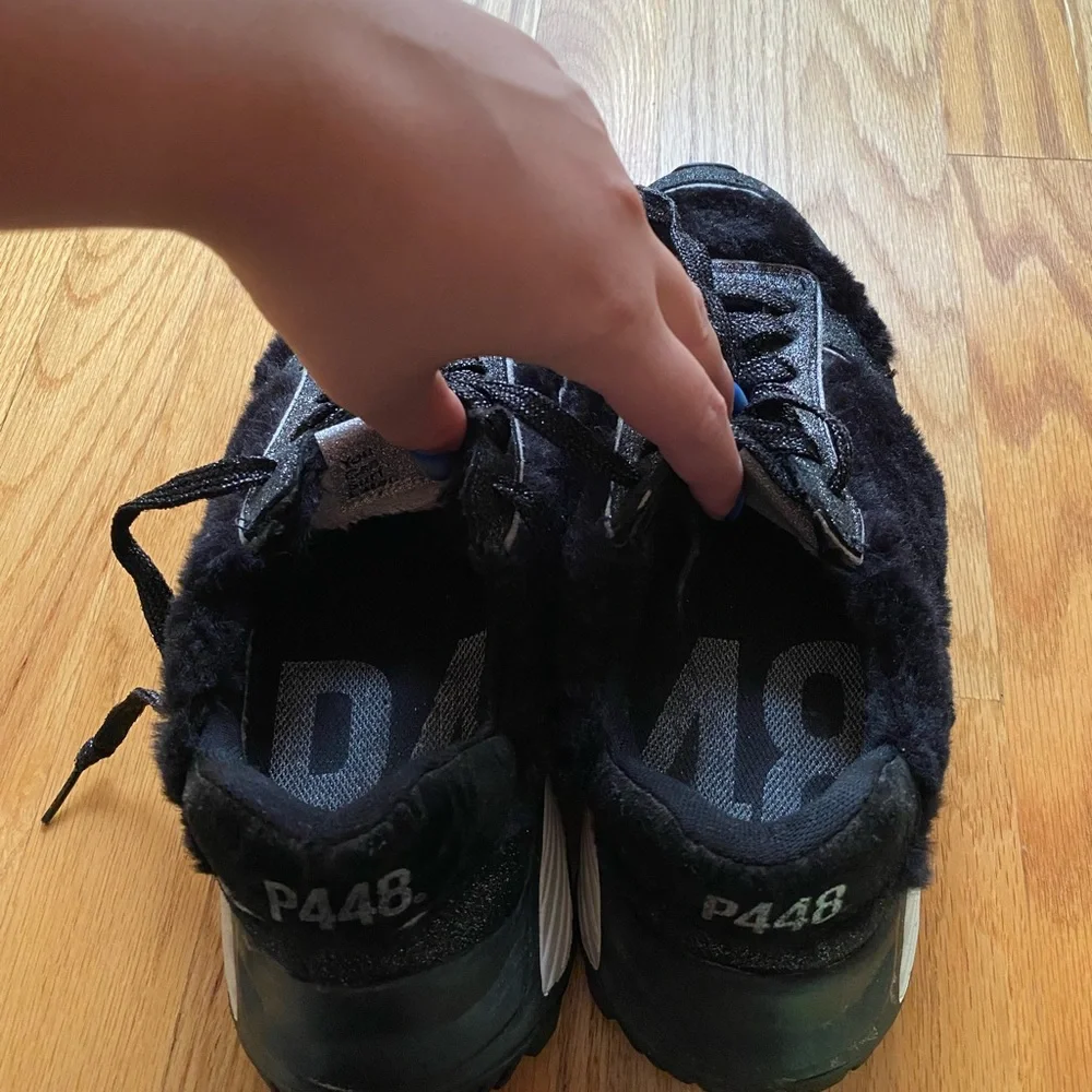 P448 Womens Euro 38 Jackson Low-Top Lace Up Vibram Sole Sneakers Made In Italy - Picture 6 of 6